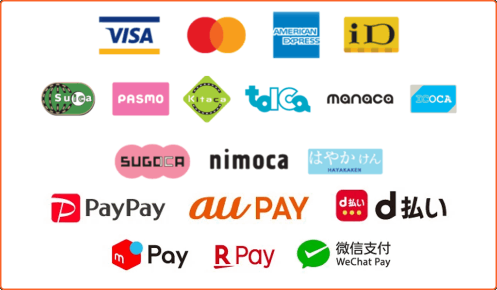 対応決済一覧